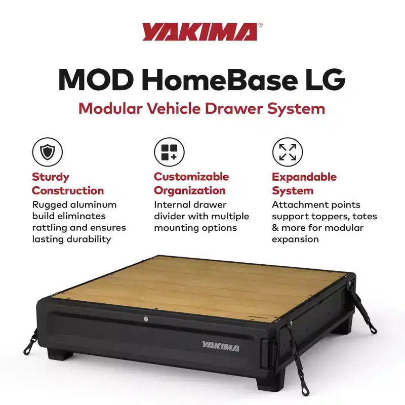 Yakima MOD HomeBase Base Unit of Drawer System with Internal Drawer Divider