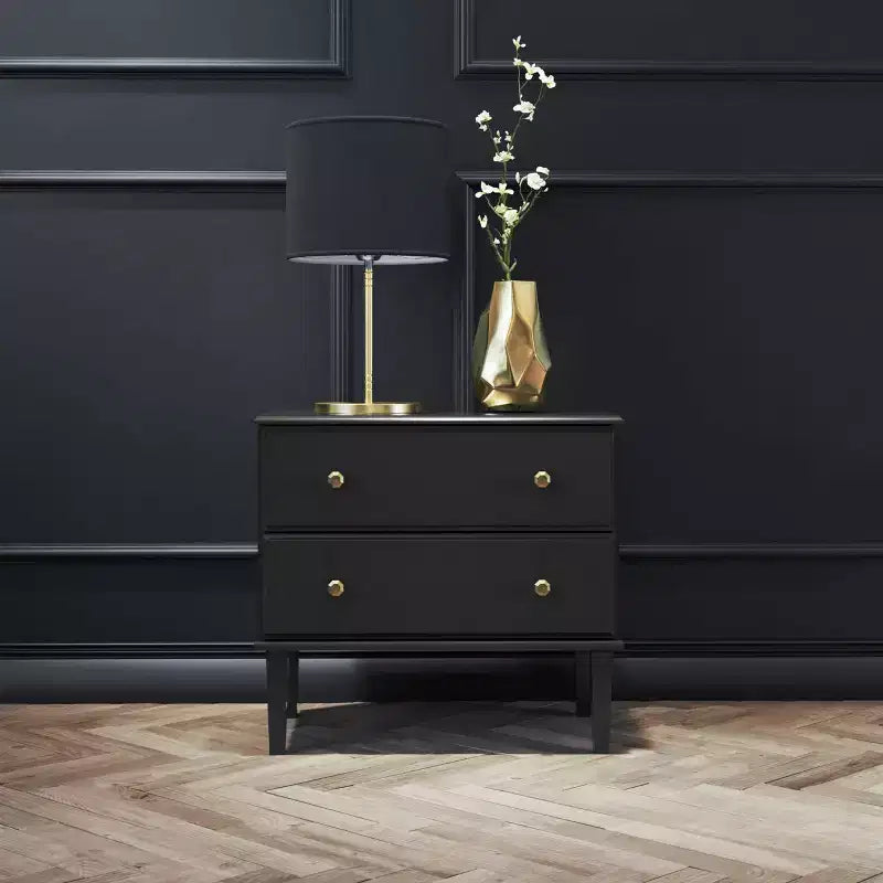 Prepac Lux 2 Drawer Bedside Nightstand